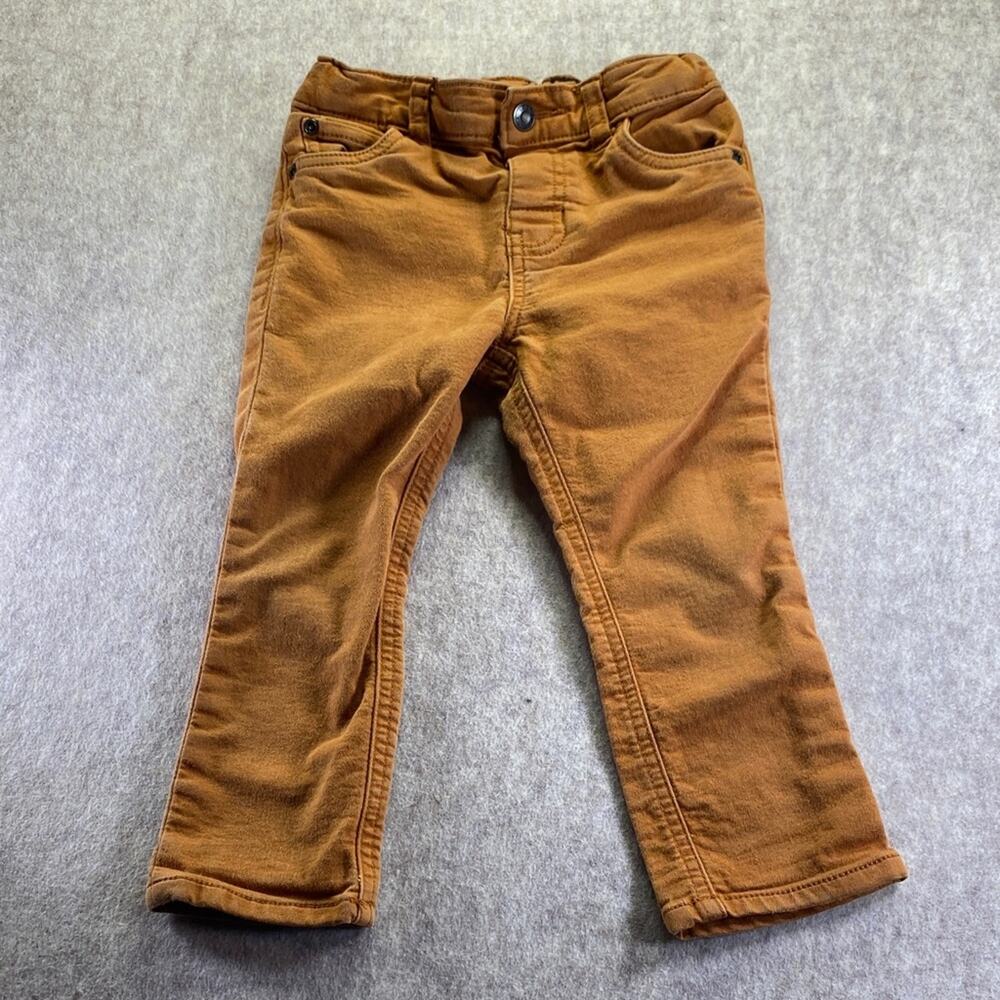 Carter's Brown Adjustable Waist Casual Kids Pants Size 3T